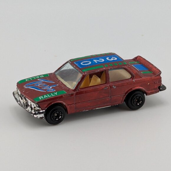 Yatming #1029 BMW 320i Turbo Rally – 1/64 Scale Diecast Car – Brown - Picture 1 of 5